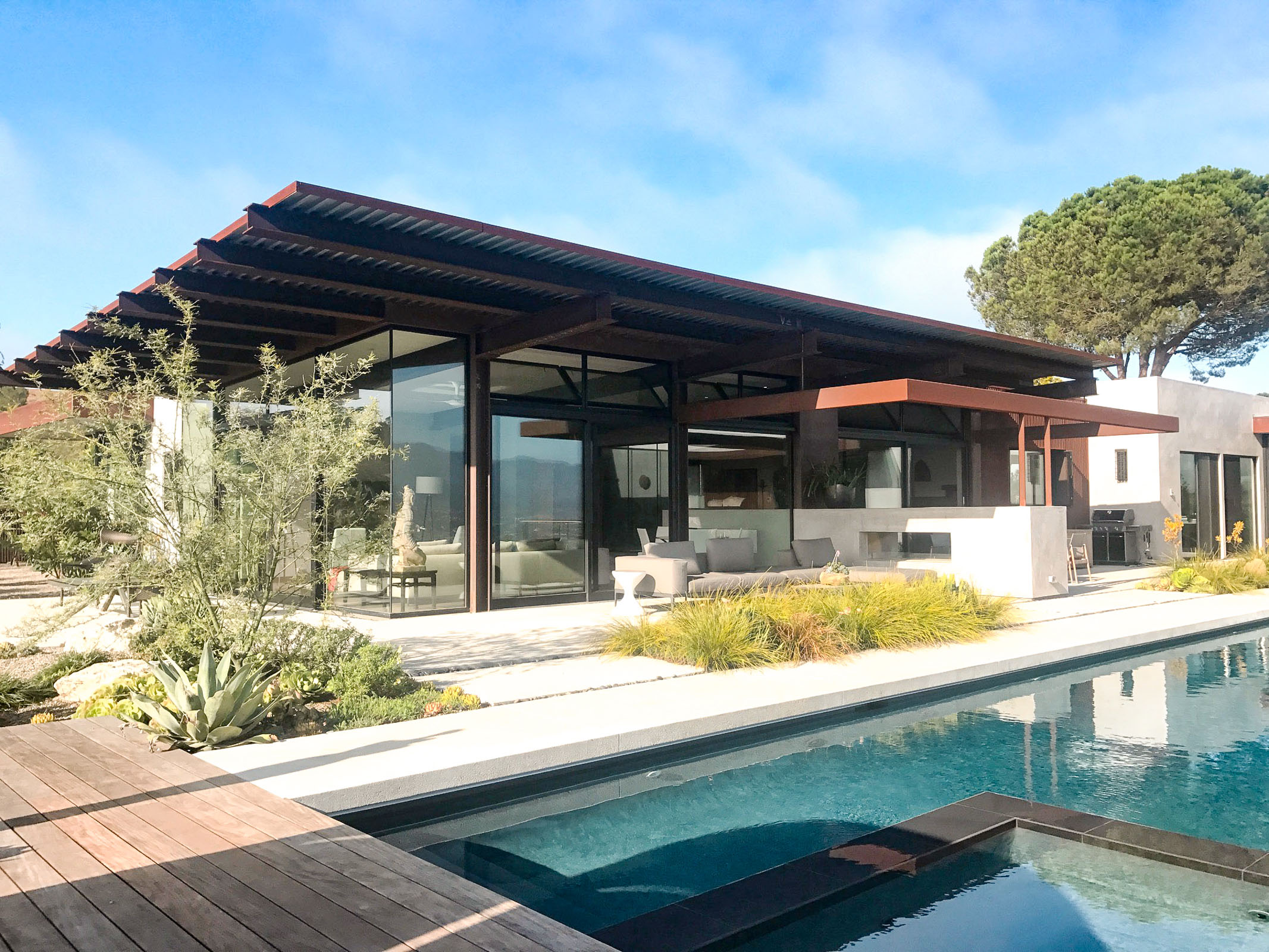 Santa Barbara, Modern Architecture, Glass House, Steel House