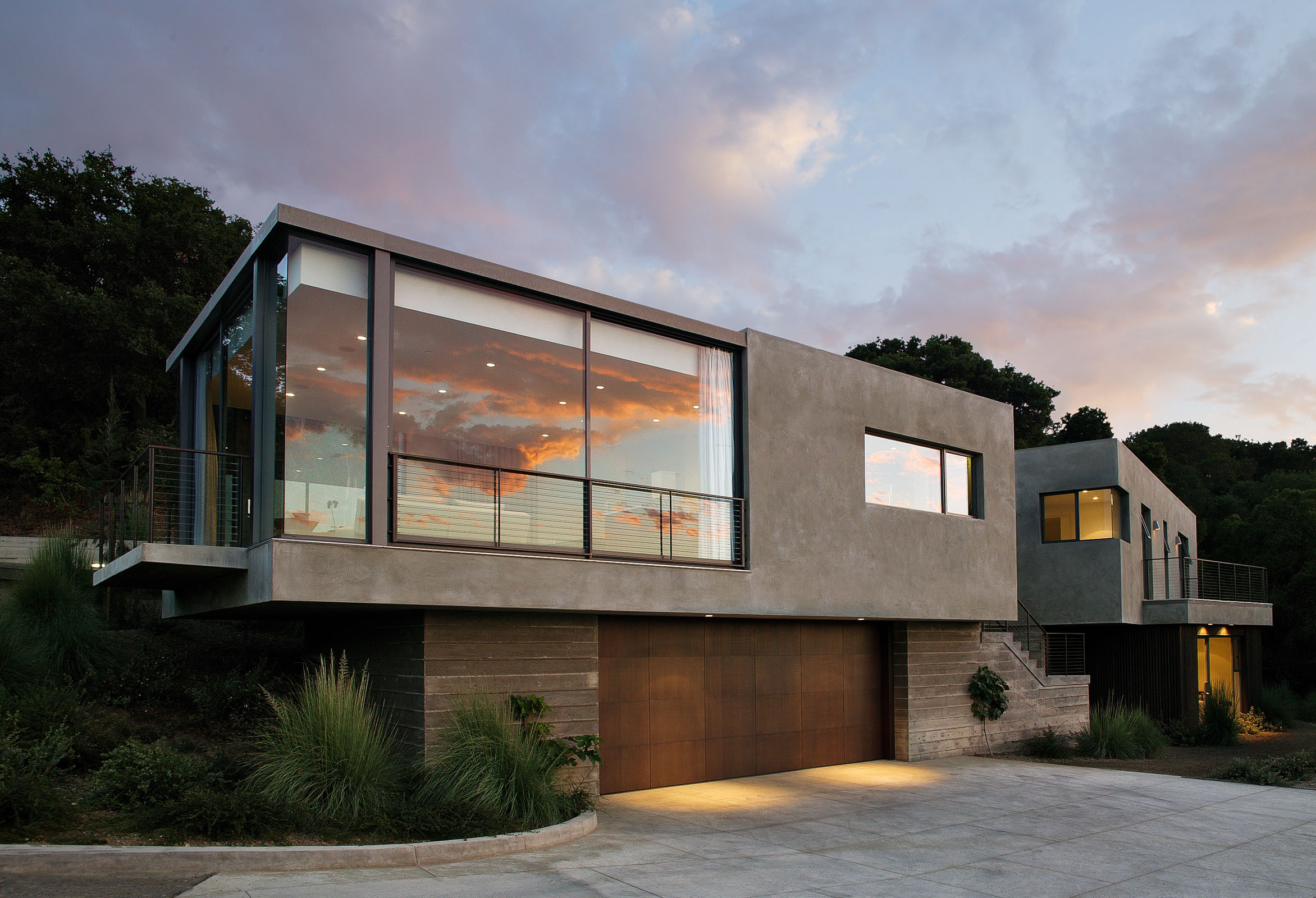 Santa Barbara, Modern Architecture, Glass House, Concrete House